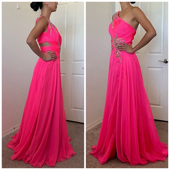 CASSANDRA STONE BY MAC DUGGAL OFF Shoulder Dress - Picture 2 of 16